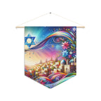 Jerusalem | Colorful Watercolor Wall Pennant