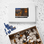Hanukkah in Jerusalem – Glowing Hanukkiah Window Art Puzzle for Adults & Teens | 110–1014 Pieces