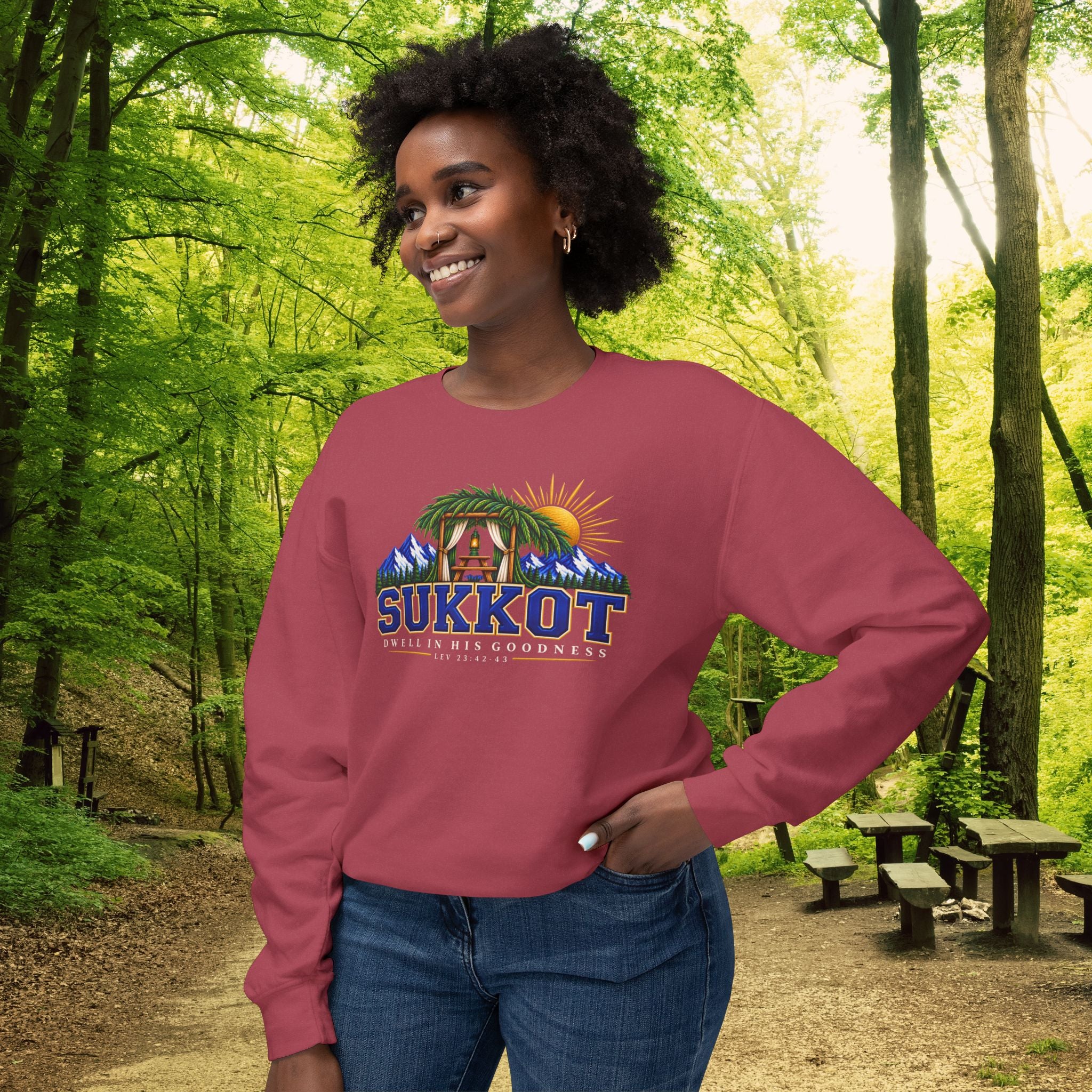 Dwell in His Goodness Sukkot Sweatshirt