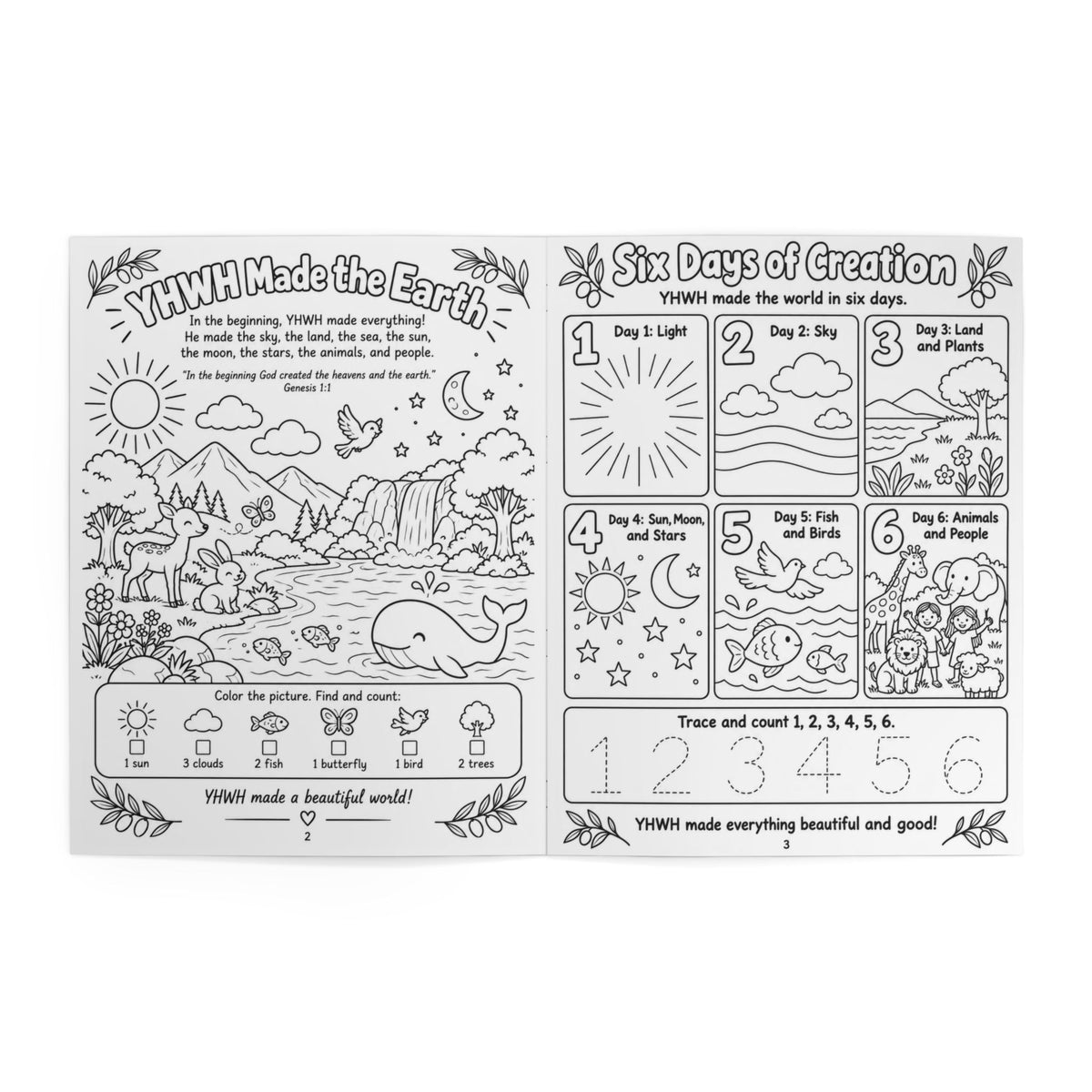 My First Shabbat Coloring Book — Biblical Shabbat Activity Book for Kids (Ages 3-8)