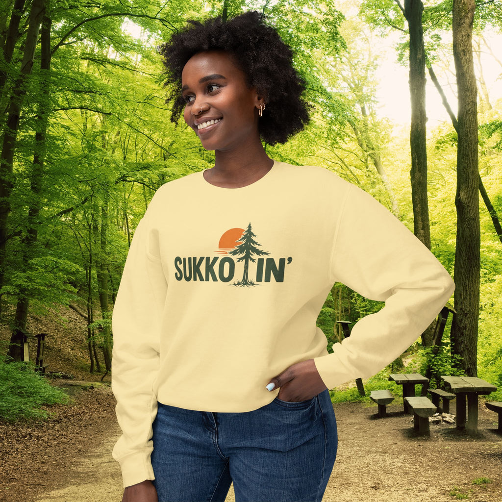 Sukkotin’ Sweatshirt | Sukkot Camping & Feast of Tabernacles Crewneck