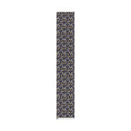 Navy & Gold Judaica Gift Wrap with Doves, Candles, and Stars of David