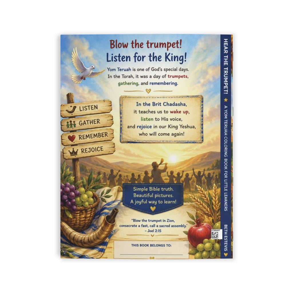 Hear the Trumpet! | Yom Teruah Coloring & Learning Book for Kids