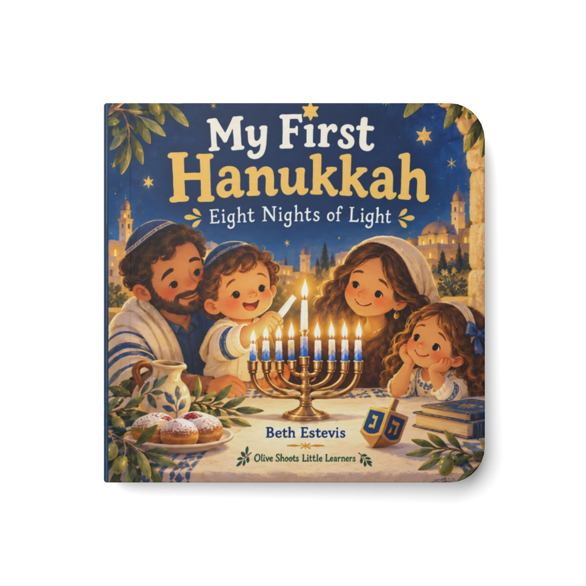 My First Hanukkah: Eight Nights of Light – Messianic Board Book for Toddlers Ages 1–4