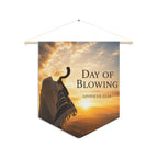 Day of Blowing | Leviticus 23:24 Shofar Wall Pennant