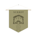 Sukkot Feast of Tabernacles Wall Pennant