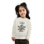 This Little Light of Mine Hanukkah Toddler Sweatshirt – Hanukkiah “I’m Gonna Let It Shine” Crewneck