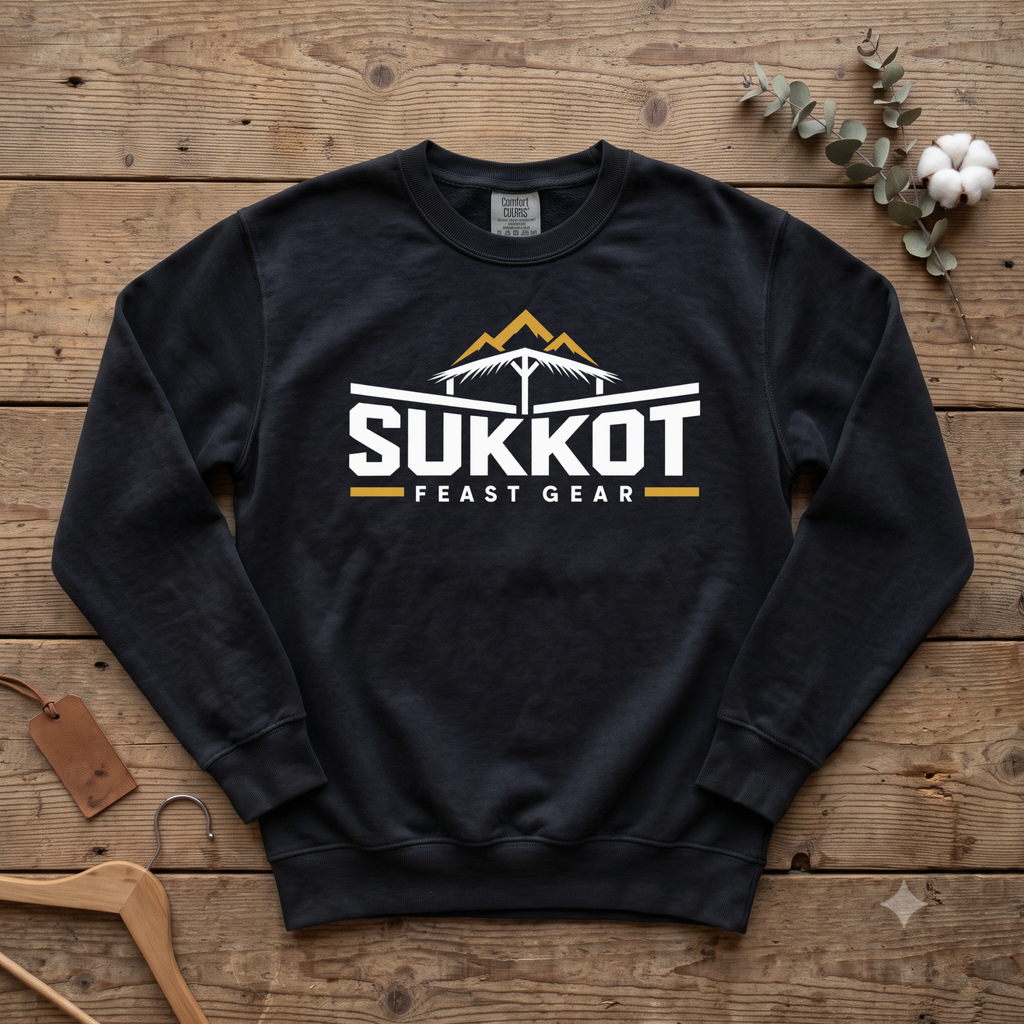 Sukkot Feast Gear Sweatshirt | Feast of Tabernacles Outdoor Crewneck