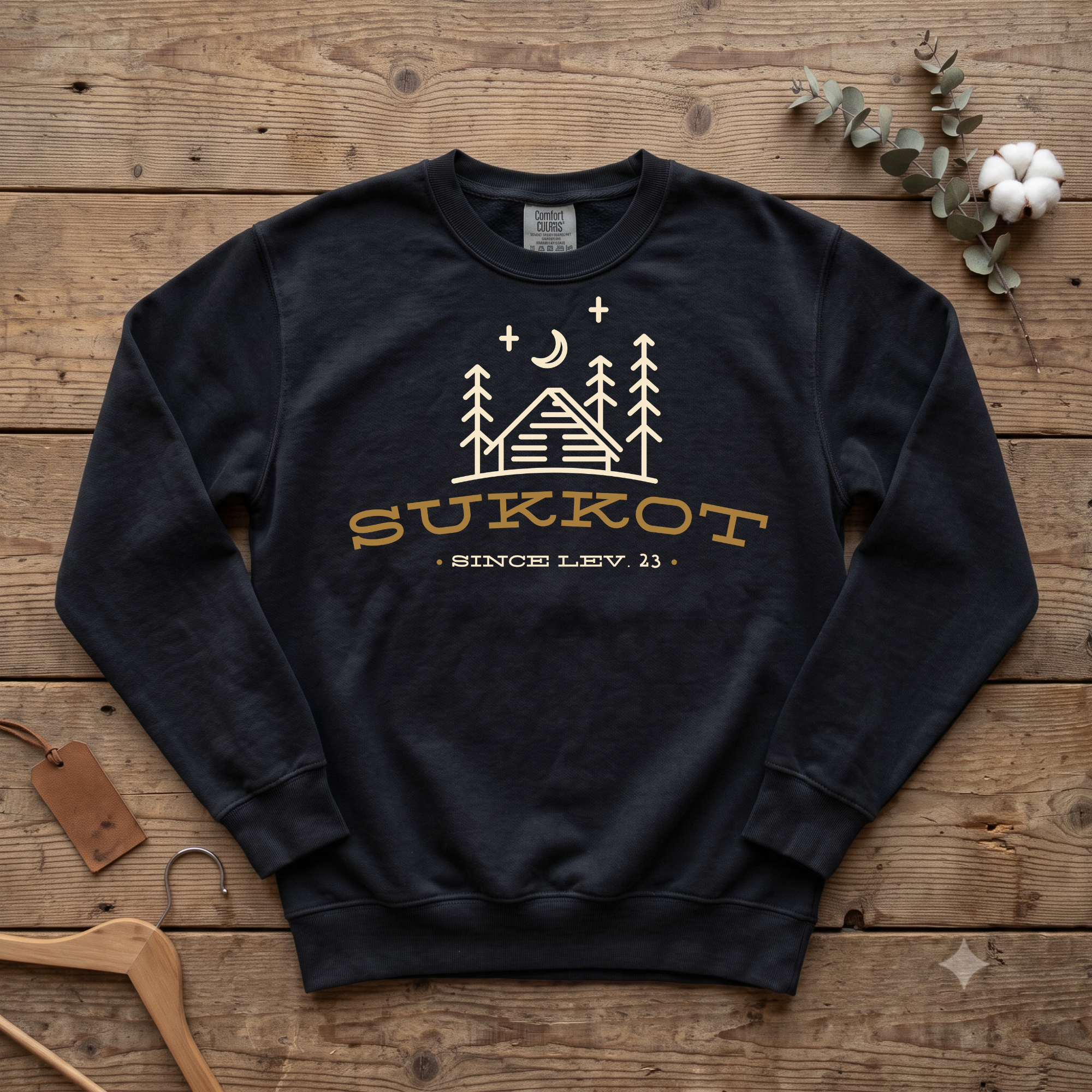Sukkot Sweatshirt, Feast of Tabernacles Sweatshirt, Messianic Apparel, Hebrew Roots Gift, Leviticus 23 Shirt, Bible Feast Crewneck