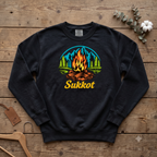 Sukkot Campfire Sweatshirt | Feast of Tabernacles Camping Crewneck