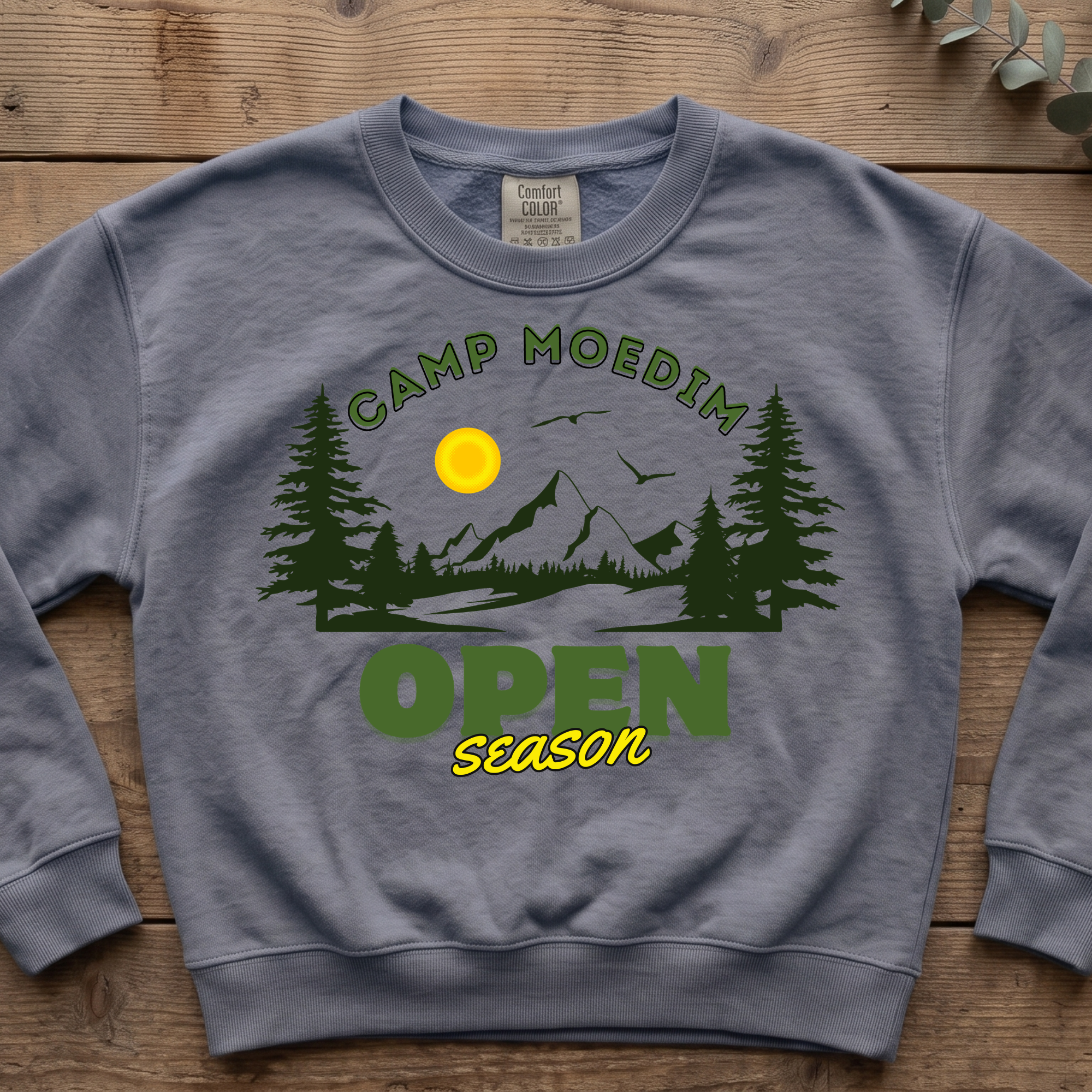 Camp Moedim Open Season Sukkot Sweatshirt