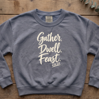 Gather Dwell Feast Sweatshirt | Sukkot Biblical Feast Days Crewneck | Lev 23