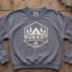 Sukkot Camp Badge Sweatshirt | Biblical Feast of Tabernacles Crewneck