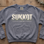 Sukkot Among the Pines Sweatshirt | Biblical Feast of Tabernacles Crewneck | Lev 23