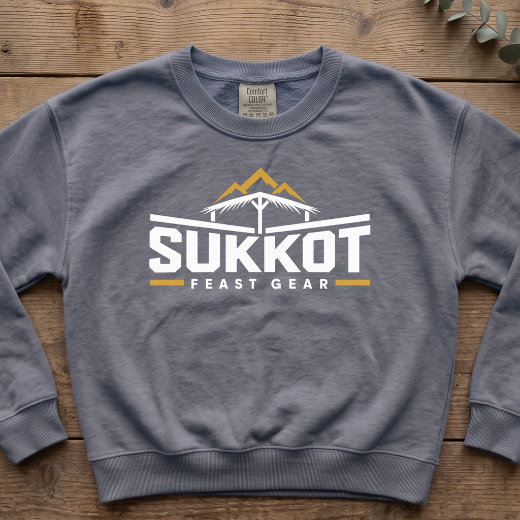 Sukkot Feast Gear Sweatshirt | Feast of Tabernacles Outdoor Crewneck