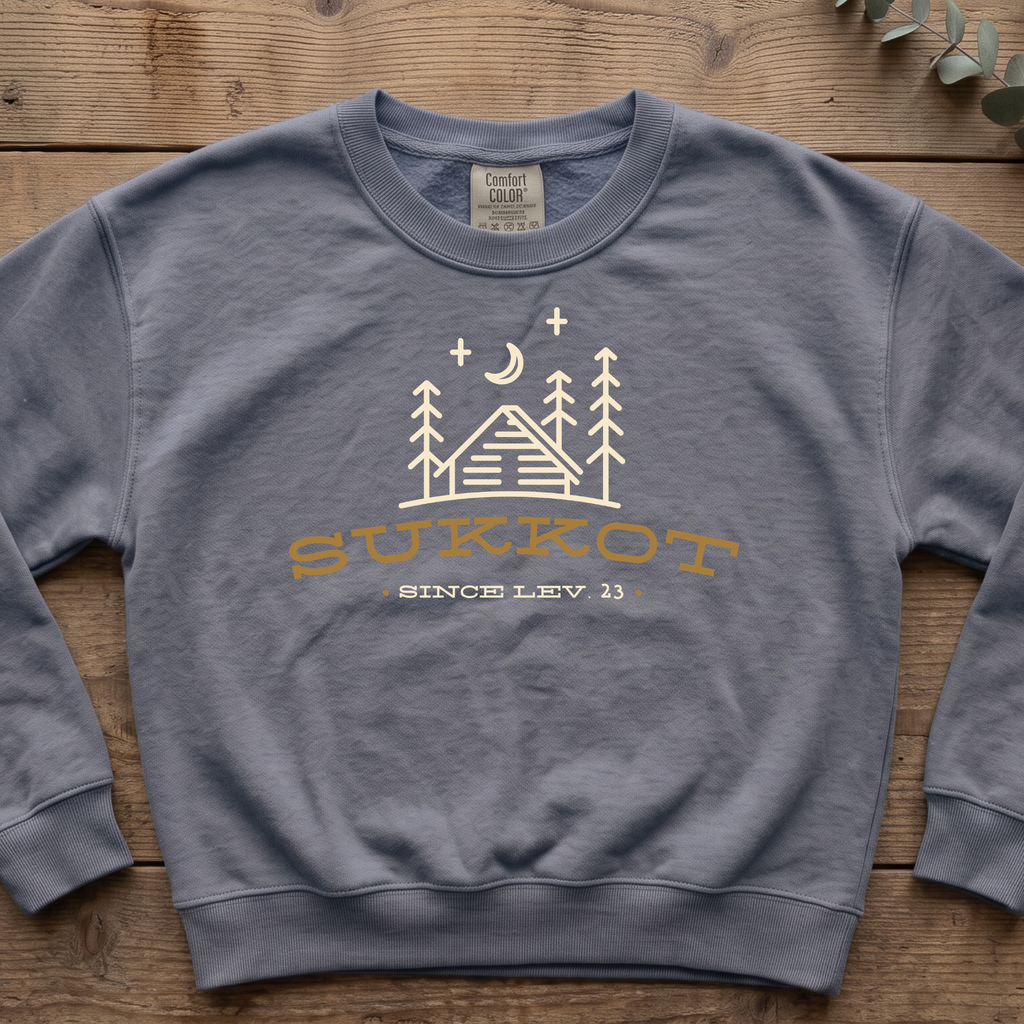 Sukkot Sweatshirt, Feast of Tabernacles Sweatshirt, Messianic Apparel, Hebrew Roots Gift, Leviticus 23 Shirt, Bible Feast Crewneck