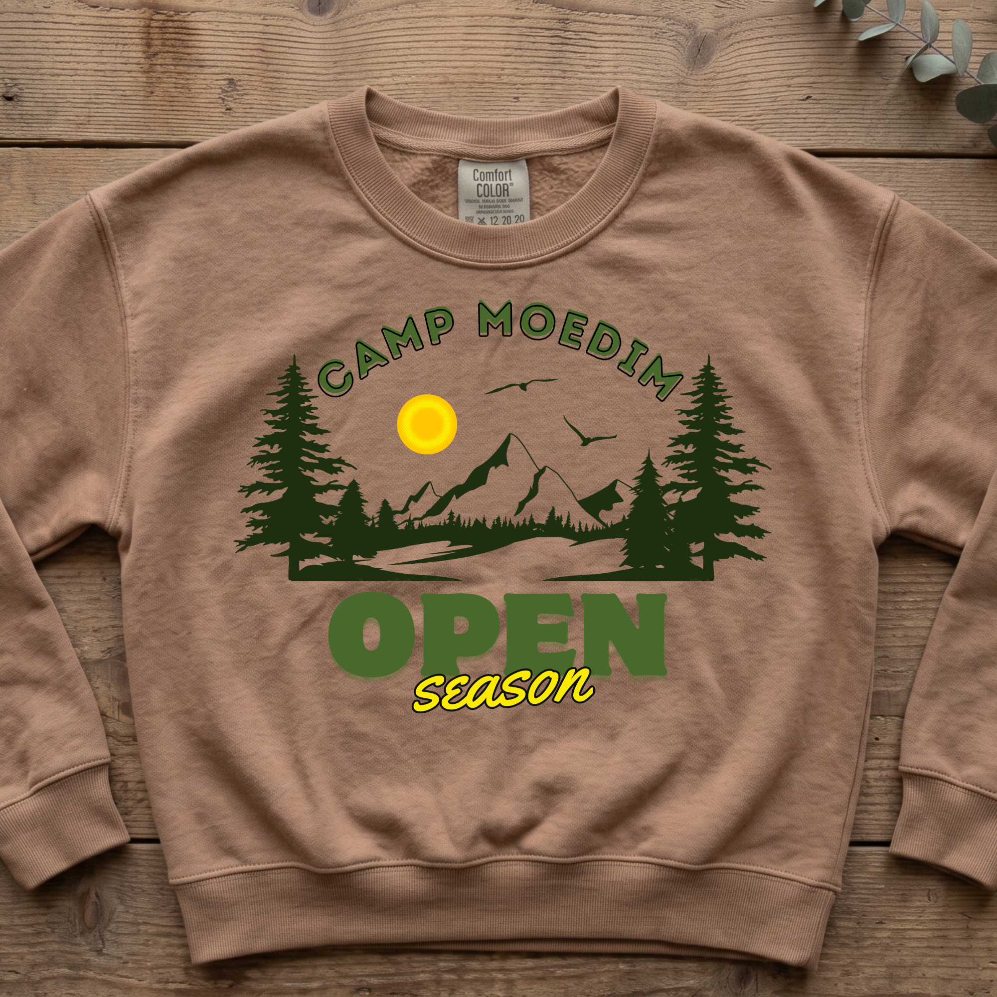 Camp Moedim Open Season Sukkot Sweatshirt