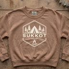 Sukkot Camp Badge Sweatshirt | Biblical Feast of Tabernacles Crewneck