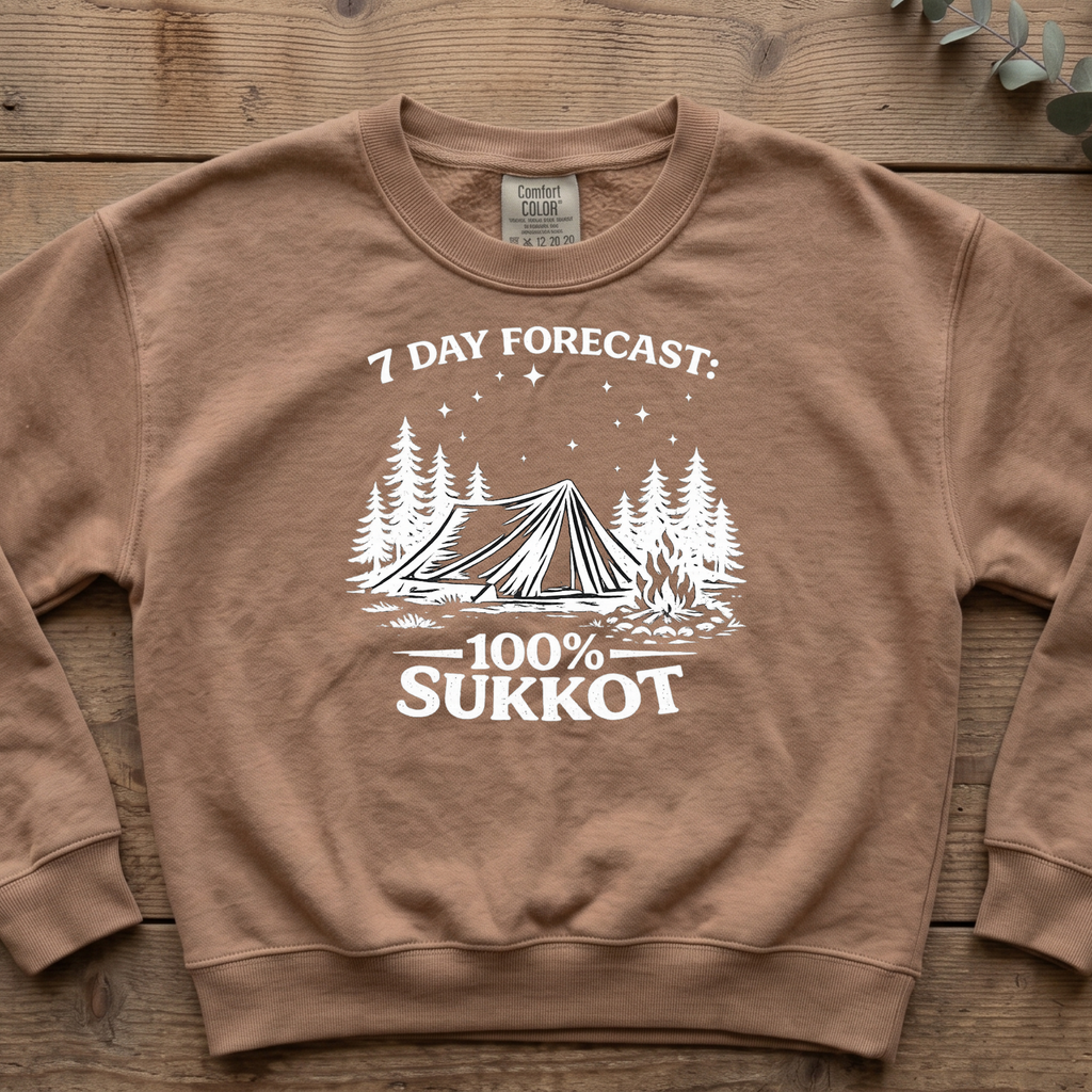 7 Day Forecast: 100% Sukkot | Feast of Tabernacles Sweatshirt