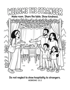 Sukkot: Dwelling With Him – Printable Coloring & Learning Book | Digital Download