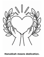 Hanukkah Coloring Book for Kids Ages 3–6, Messianic Printable PDF