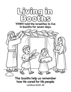 Sukkot: Dwelling With Him – Printable Coloring & Learning Book | Digital Download