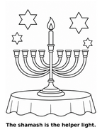 Hanukkah Coloring Book for Kids Ages 3–6, Messianic Printable PDF