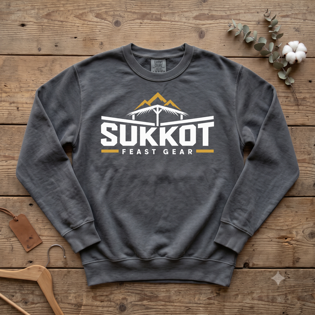 Sukkot Feast Gear Sweatshirt | Feast of Tabernacles Outdoor Crewneck