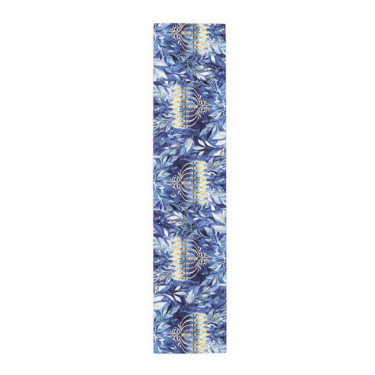 Hanukkah table runner alternate mockup angle