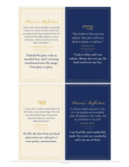 Printable page of four 3x5 Mirror Declaration Cards with 2 Corinthians 3:18, Psalm 34:5, Isaiah 61:3 and Psalm 139:14 (AMP) and dashed cut lines