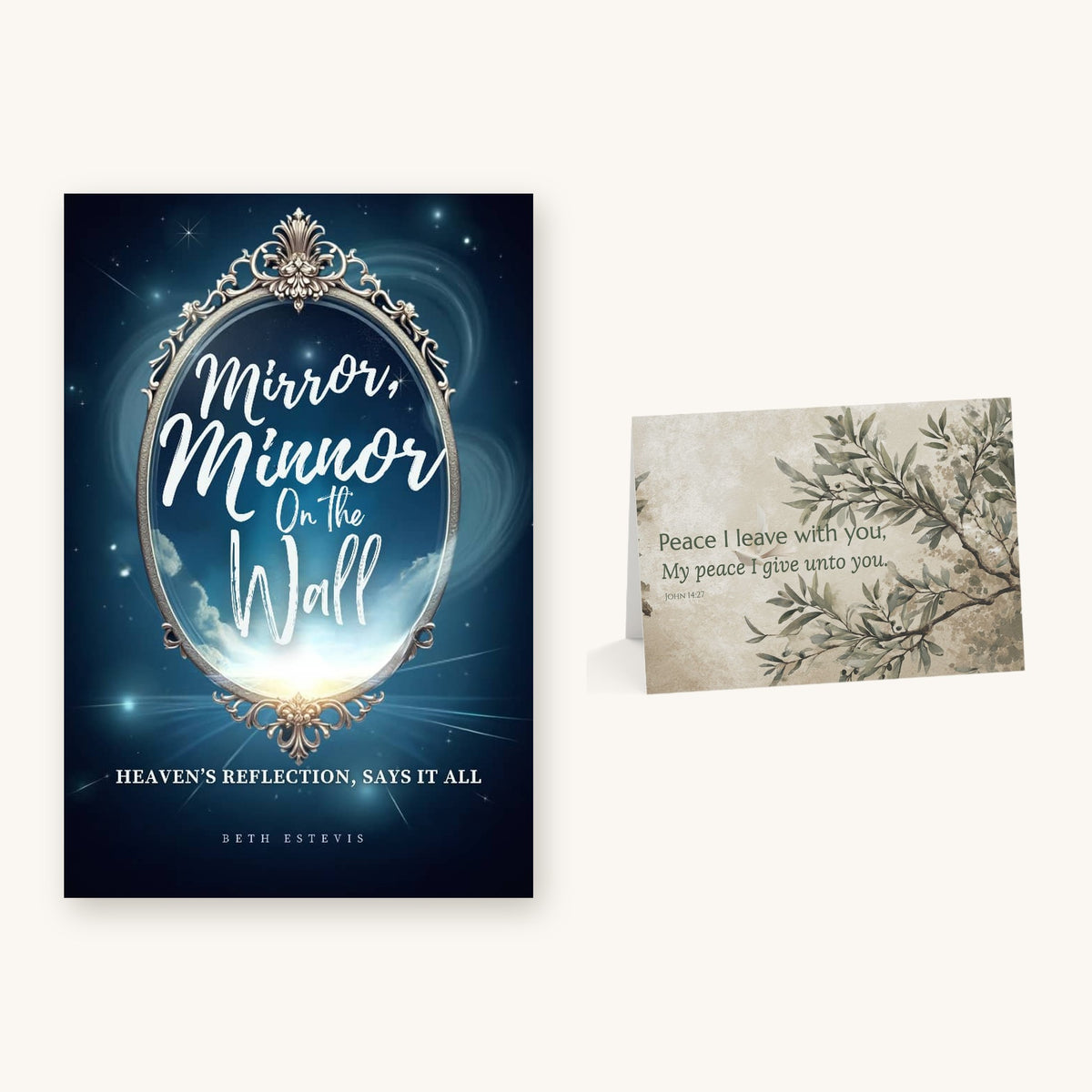 Mirror, Mirror book and Peace I Leave With You note card bundle from We Be Shabbatin'