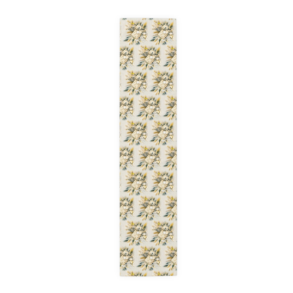 Passover Seder table runner cotton or polyester detail