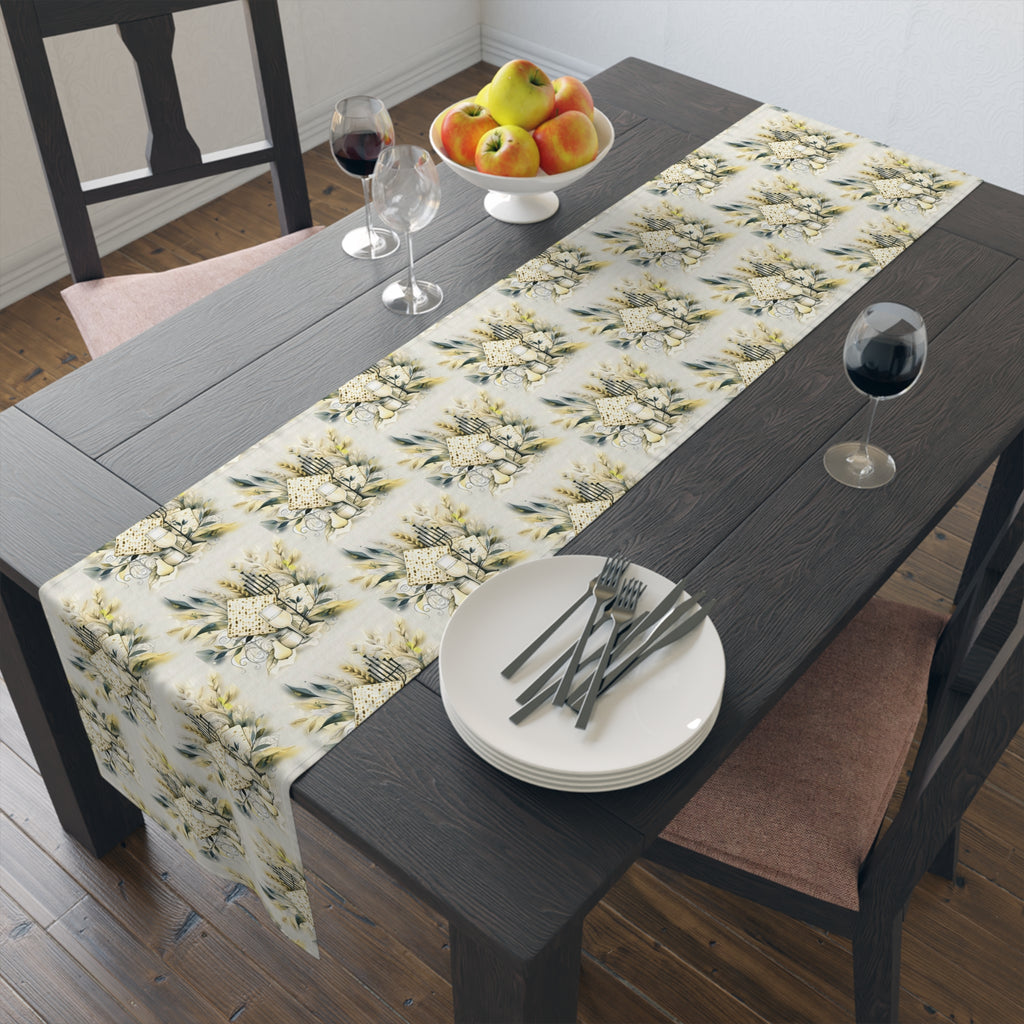 Passover Seder table runner long table setting