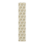 Passover Seder table runner sun-washed floral print