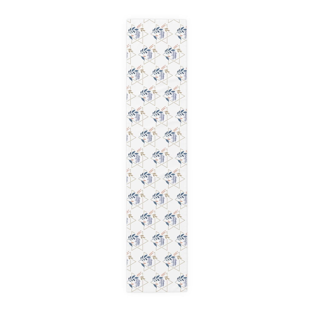 Passover Star of David table runner motif detail