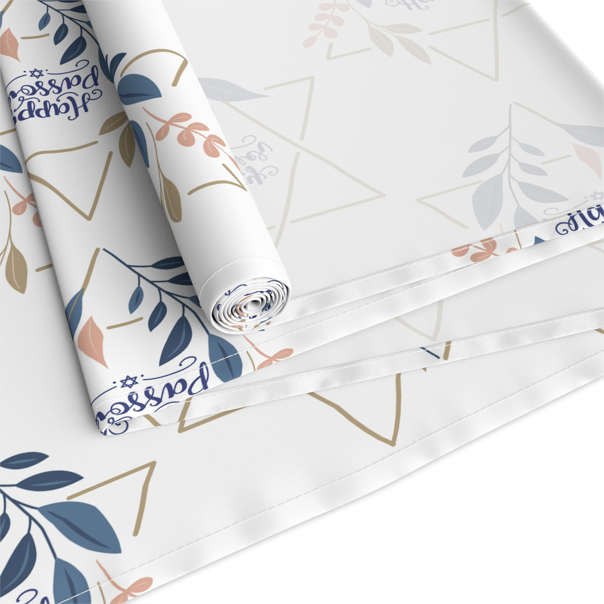 Passover Star of David table runner dining scene