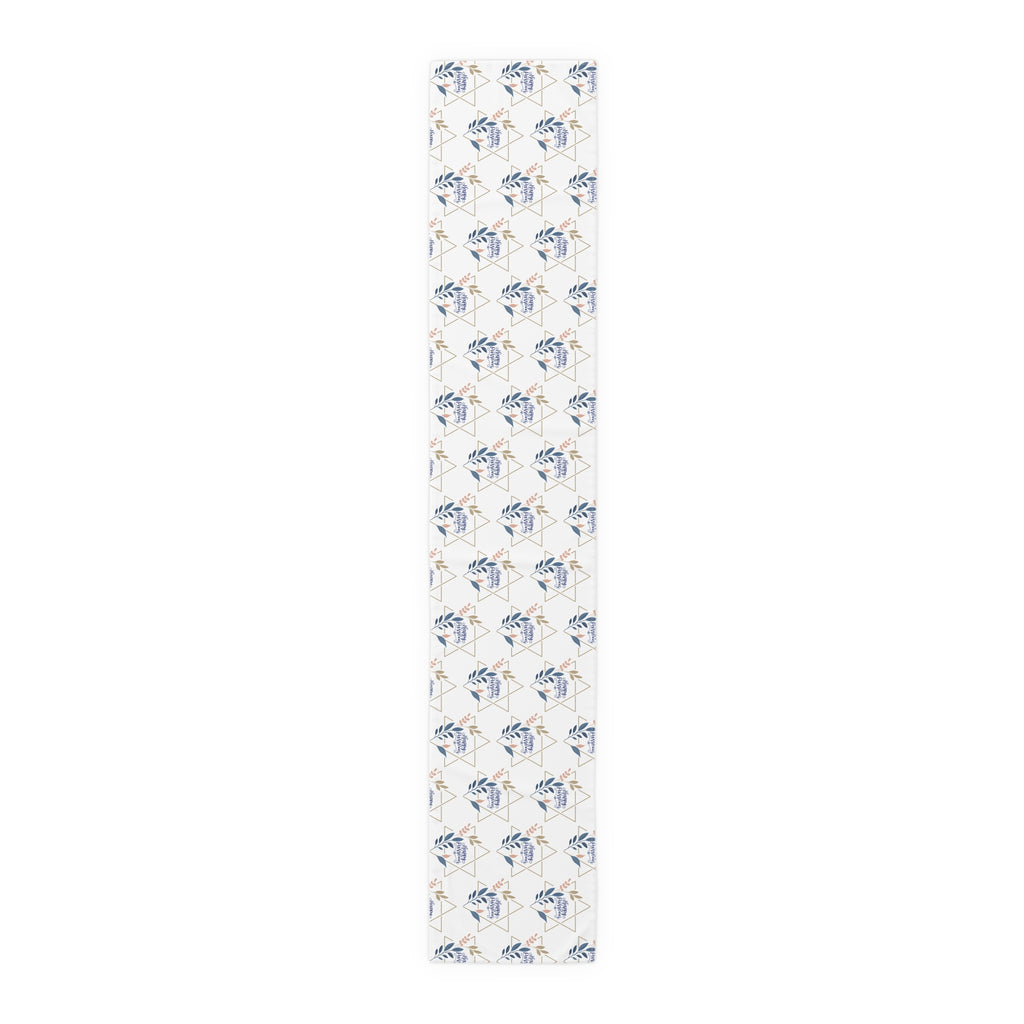 Passover Star of David table runner lifestyle setting