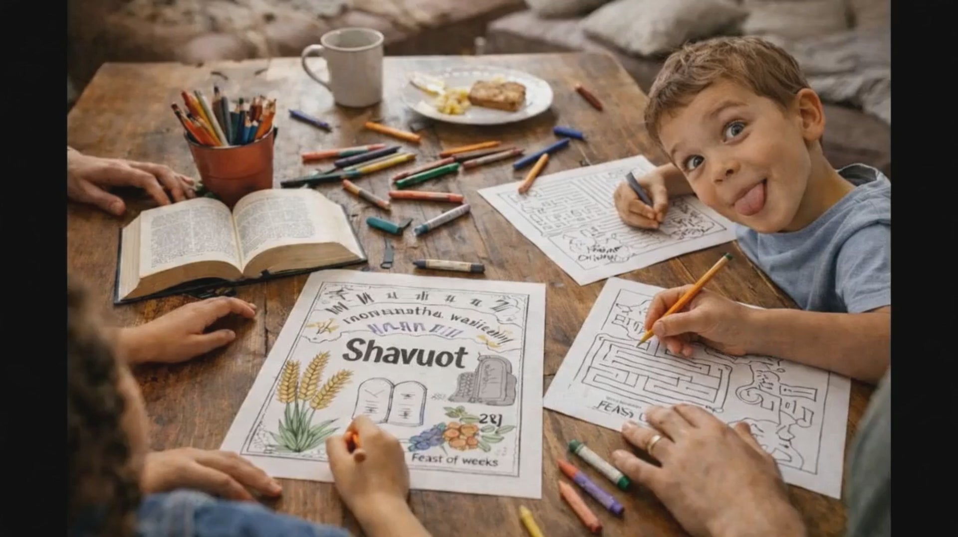 Hear the Trumpet! | Yom Teruah Coloring & Learning Book for Kids