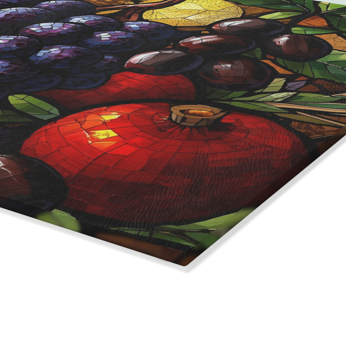 Seven Species cutting board holiday gift presentation