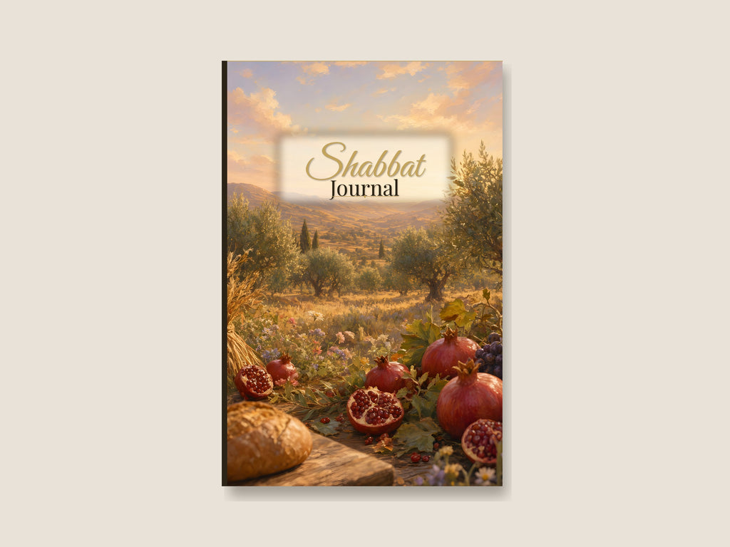 Shabbat Journal lined hardcover notebook front cover
