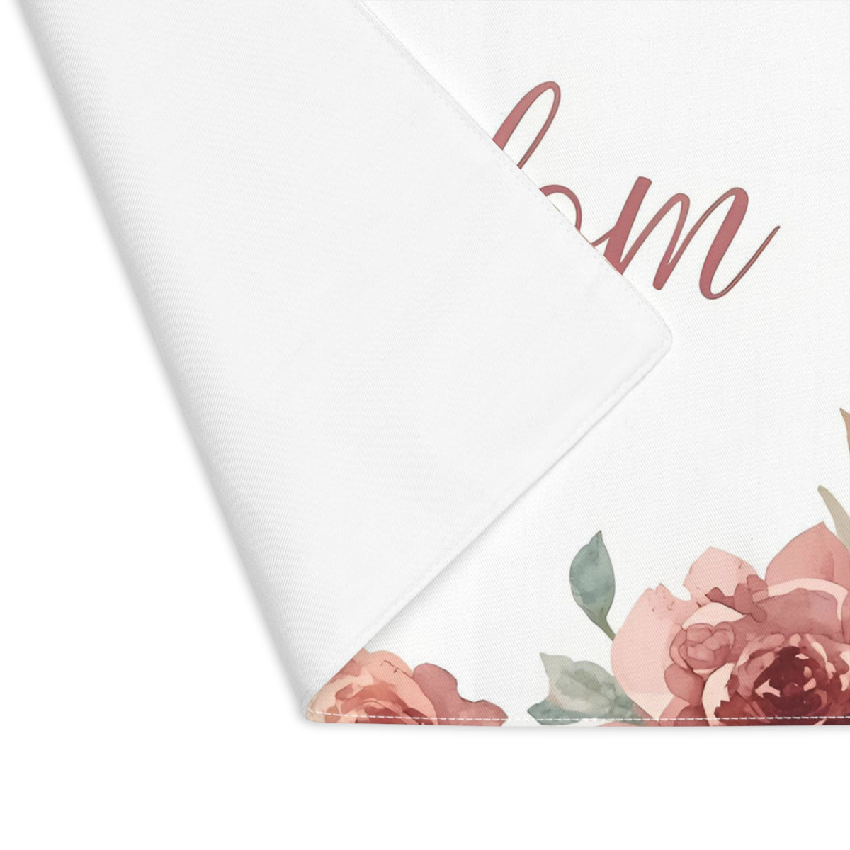 Shalom placemat on holiday table setting