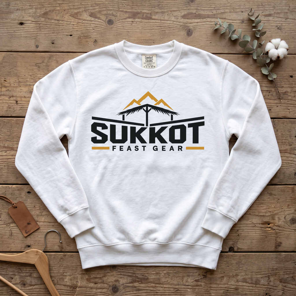 Sukkot Feast Gear Sweatshirt | Feast of Tabernacles Outdoor Crewneck