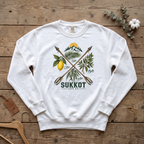 Sukkot Four Species Sweatshirt | Biblical Feast Day Outdoor Crewneck | Arba Minim Lev 23