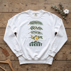 Sukkot Four Species Sweatshirt | Palm Myrtle Willow & Citron | Biblical Feast Day Crewneck Lev 23