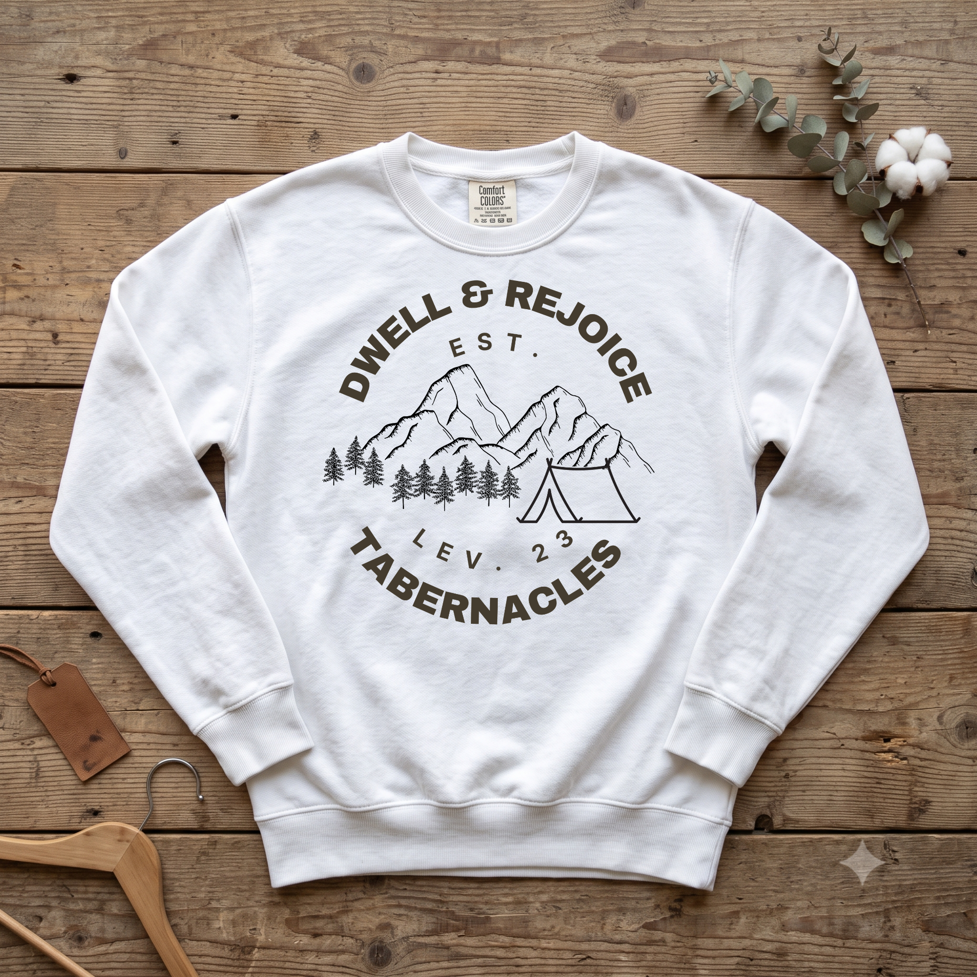Dwell and Rejoice Sukkot Sweatshirt